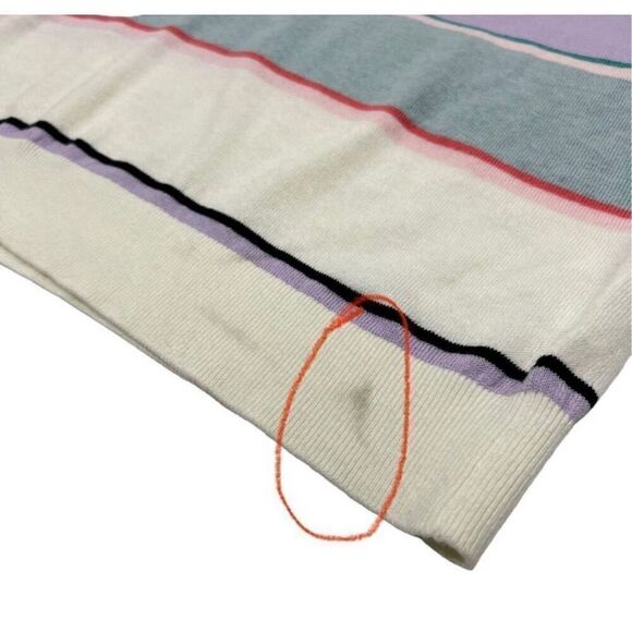 Splendid XSmall Multicolored NWT !! Shore Striped Ribbed Pullover Sweater - Picture 13 of 13